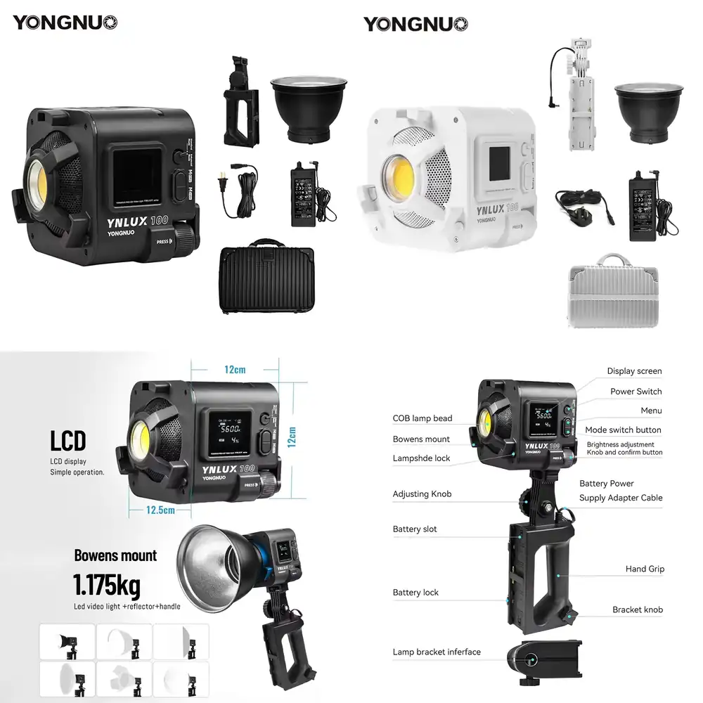 YONGNUO YNLUX100 100W 3200K-56 – обзор и цена Photography Videos Free