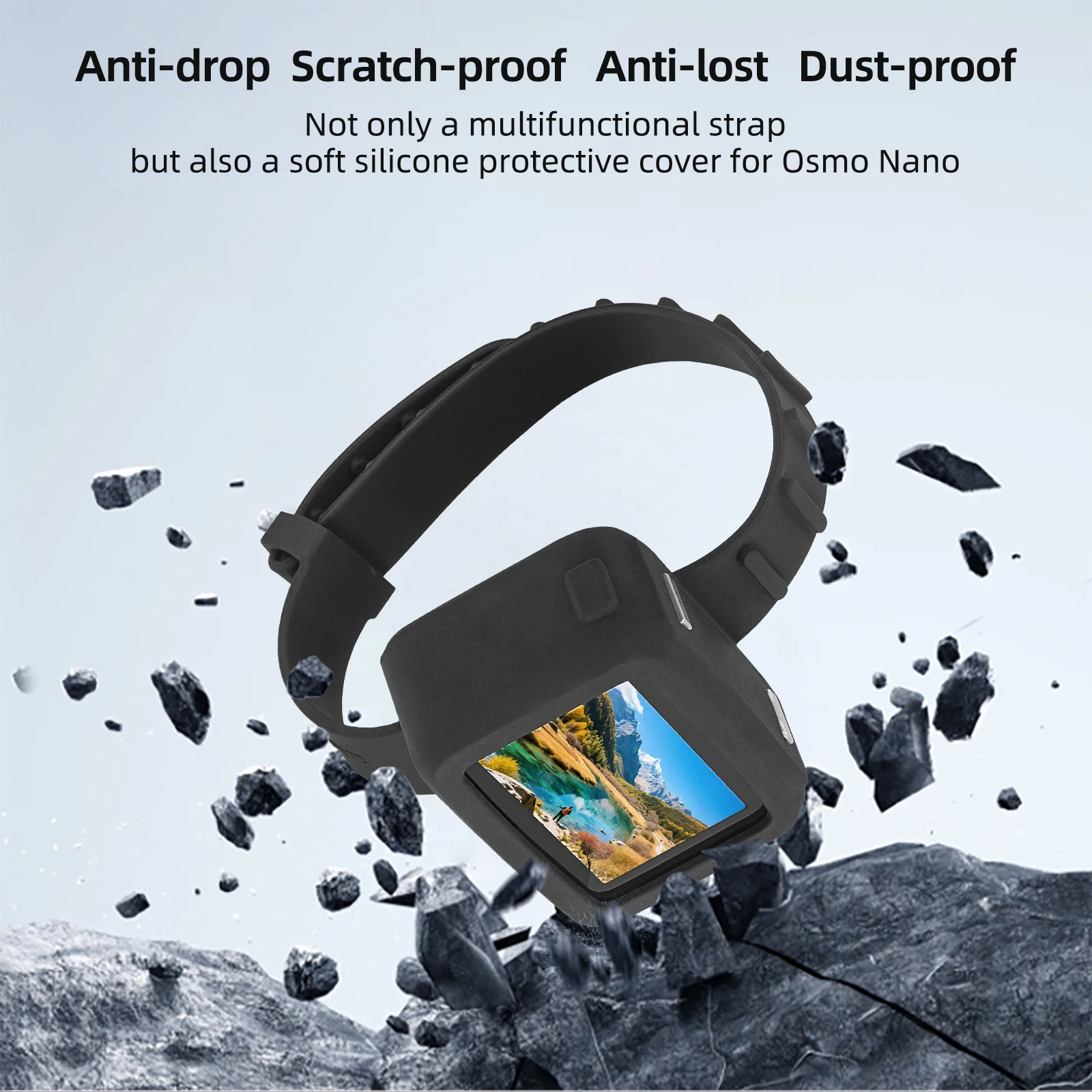 Силиконовый защитный чехол-бра – обзор и цена Camera Wrist Strap