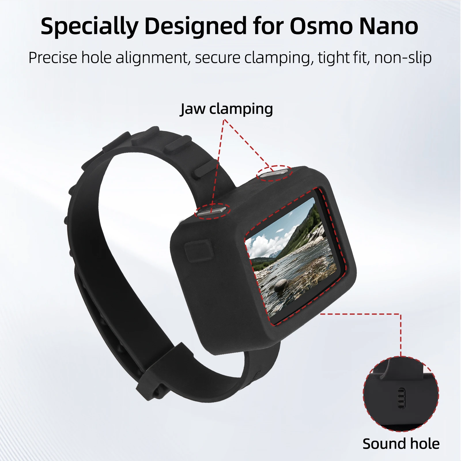 Силиконовый защитный чехол-бра – обзор и цена Camera Wrist Strap
